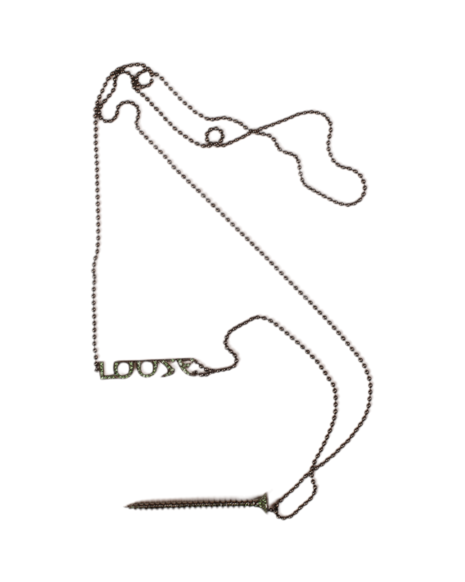 "Loose" Nail Necklace