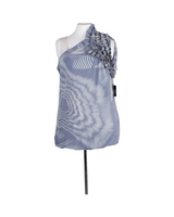 Robert Rodriguez Blue And White Blouse