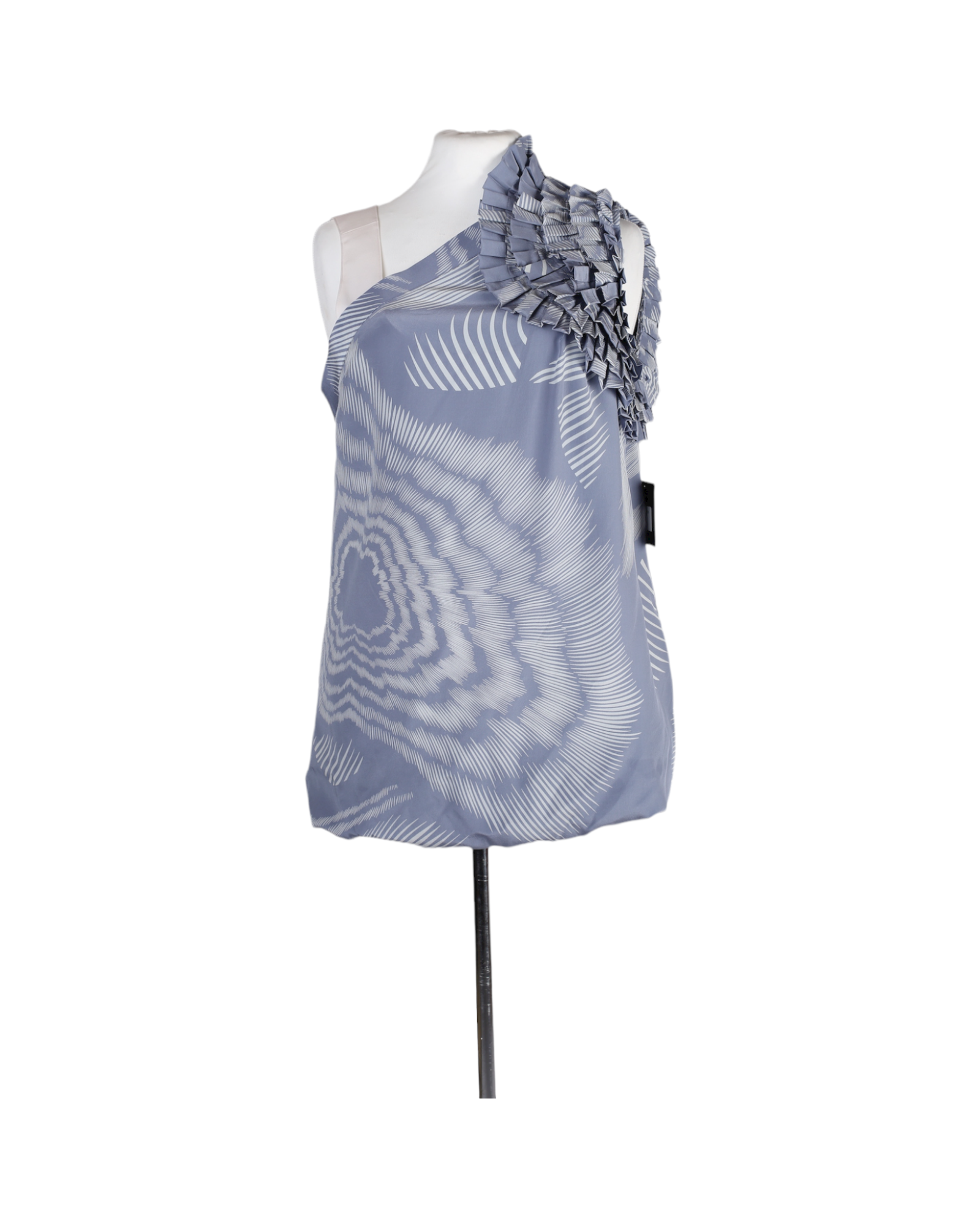 Robert Rodriguez Blue And White Blouse