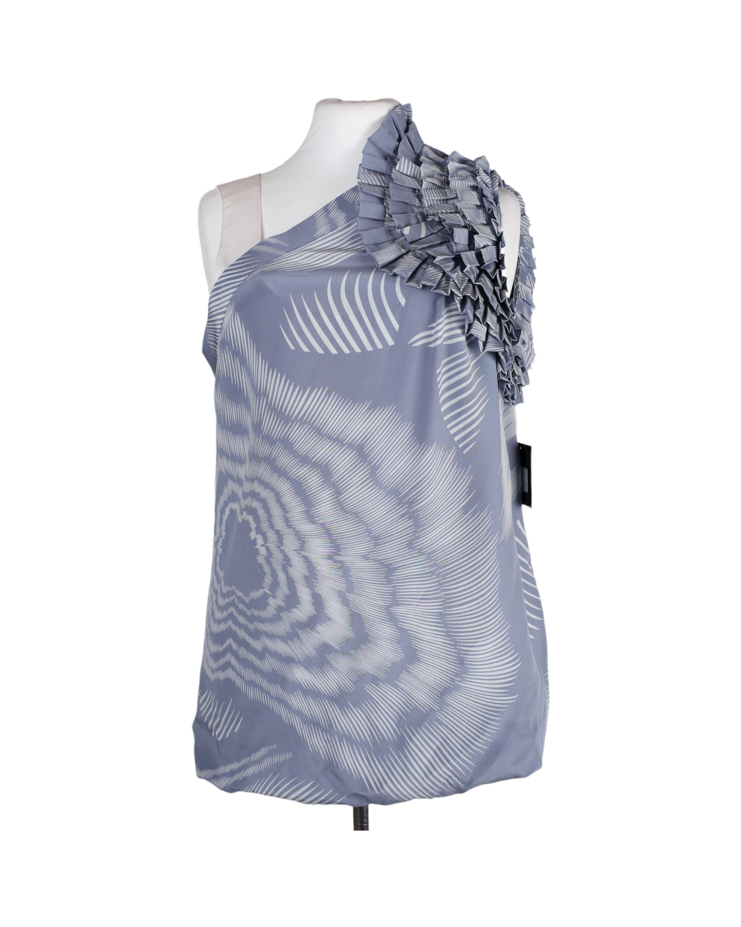 Robert Rodriguez Blue And White Blouse