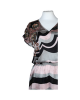 Corrugated Silk Dress