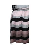 Corrugated Silk Dress