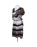 Corrugated Silk Dress