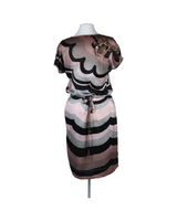 Corrugated Silk Dress