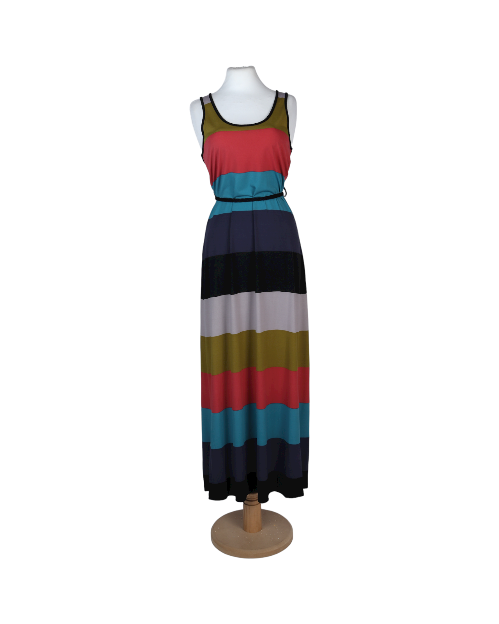 Green Envelope Long Sleeveless Dress