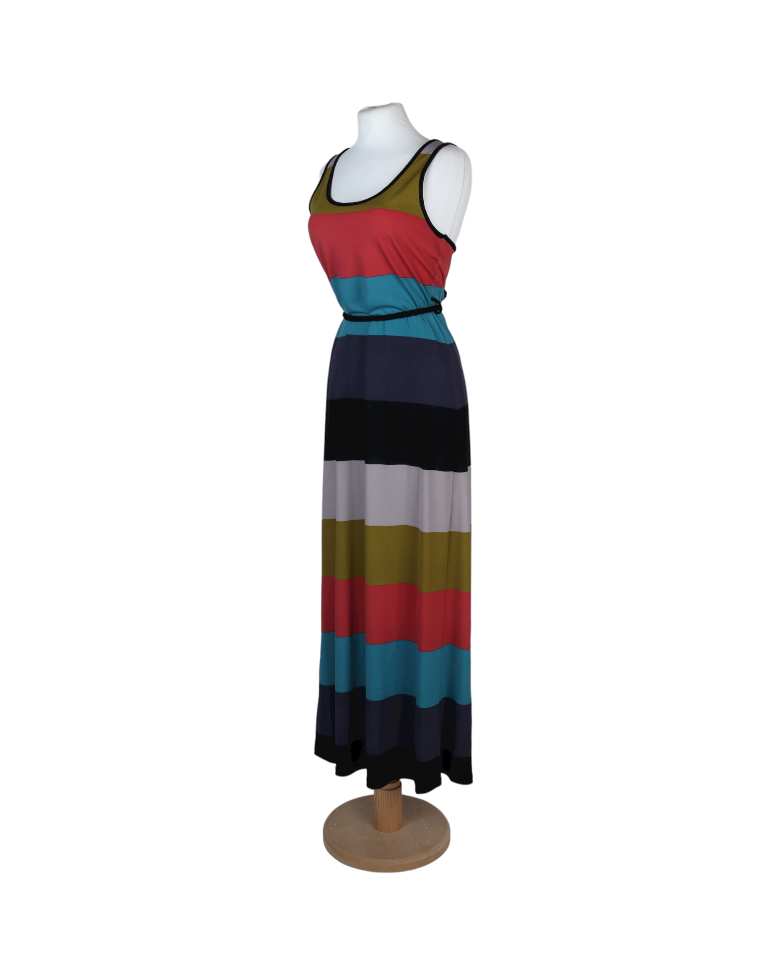 Green Envelope Long Sleeveless Dress