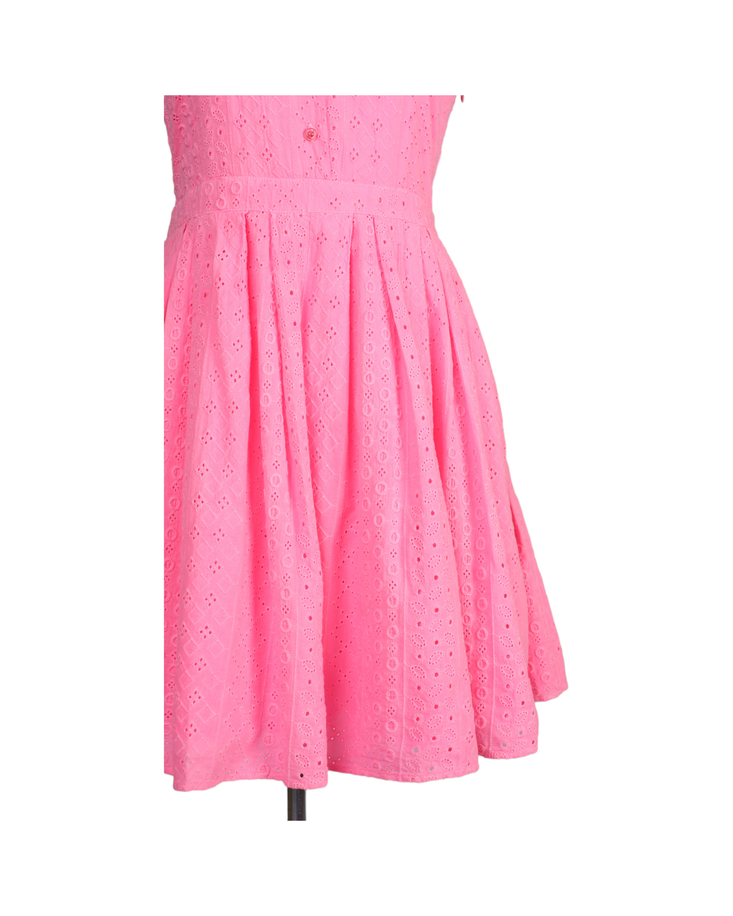 فستان قصير صيفي باللون الزهري الساطع من متجر بريجيت باردو