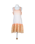 Manoush Cream And Orange Knee Length Dress
