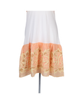 Manoush Cream And Orange Knee Length Dress