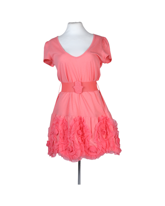 Manoush Half Sleeve Pink Mini Dress