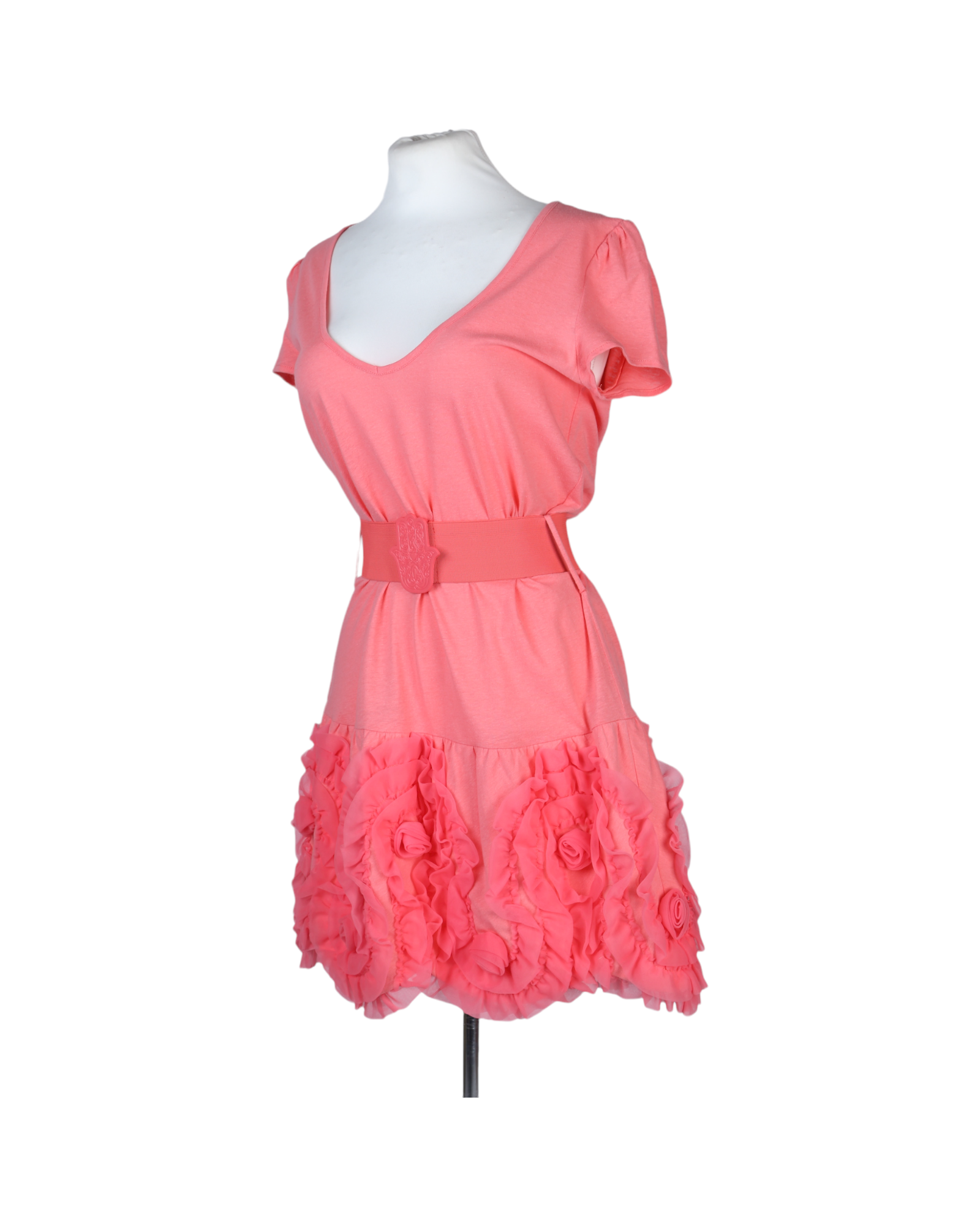 Manoush Half Sleeve Pink Mini Dress