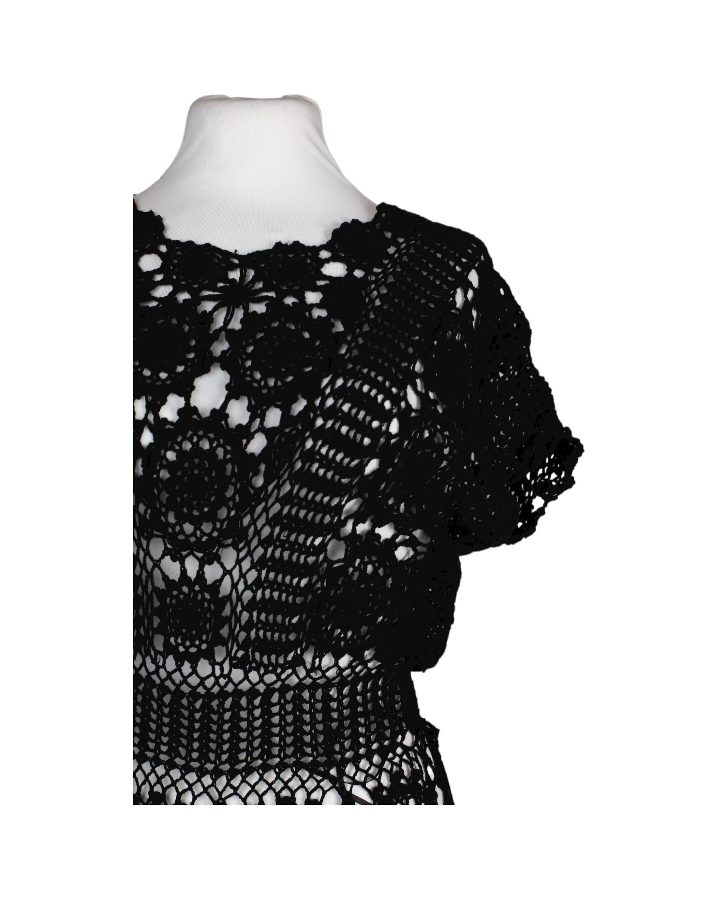 Free People Black Crochet Maxi Beach Dress SO. by Sora Free People Black Crochet Maxi Beach Dress SO. by Sora