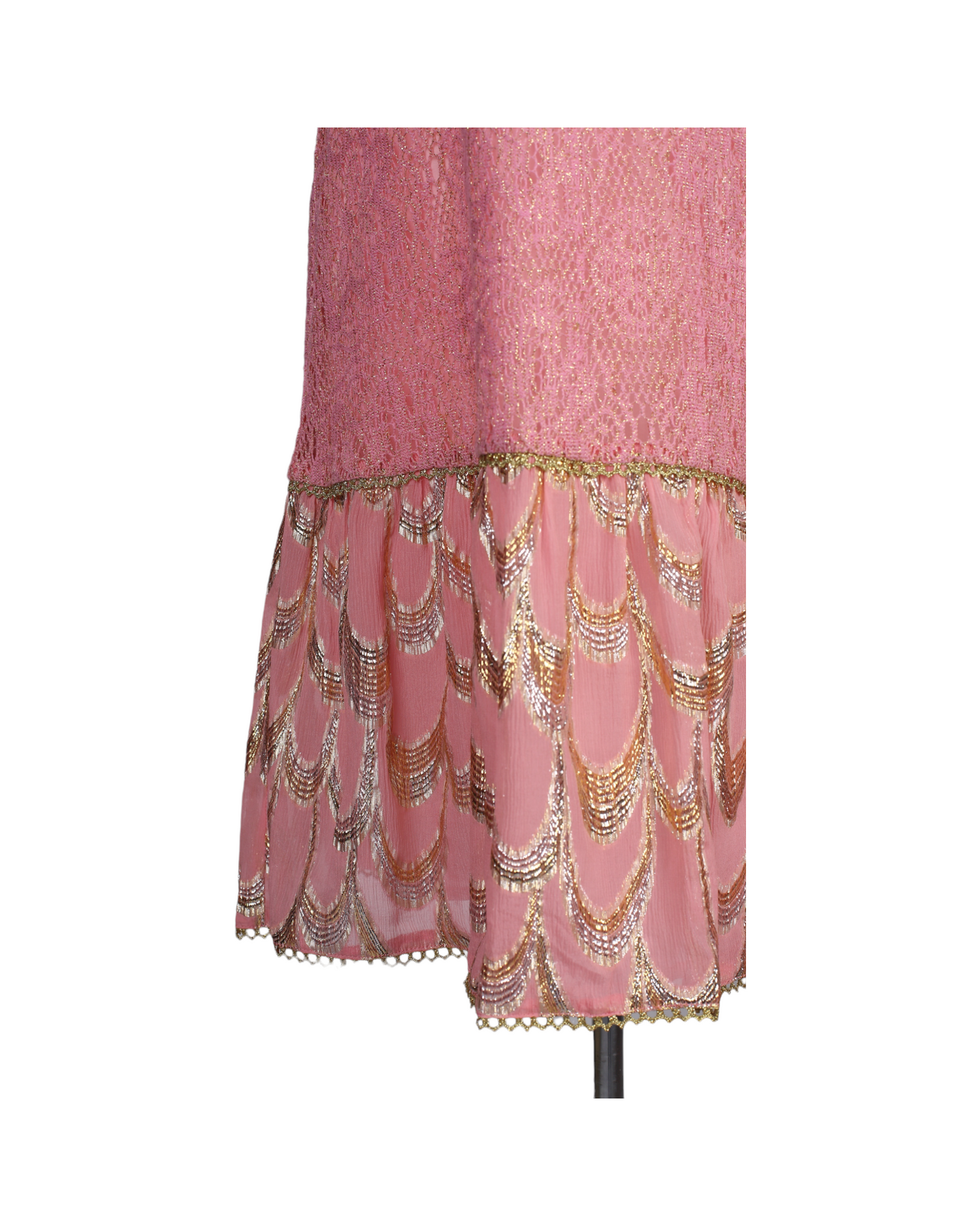 Manoush Knee Length Pink Summer Dress
