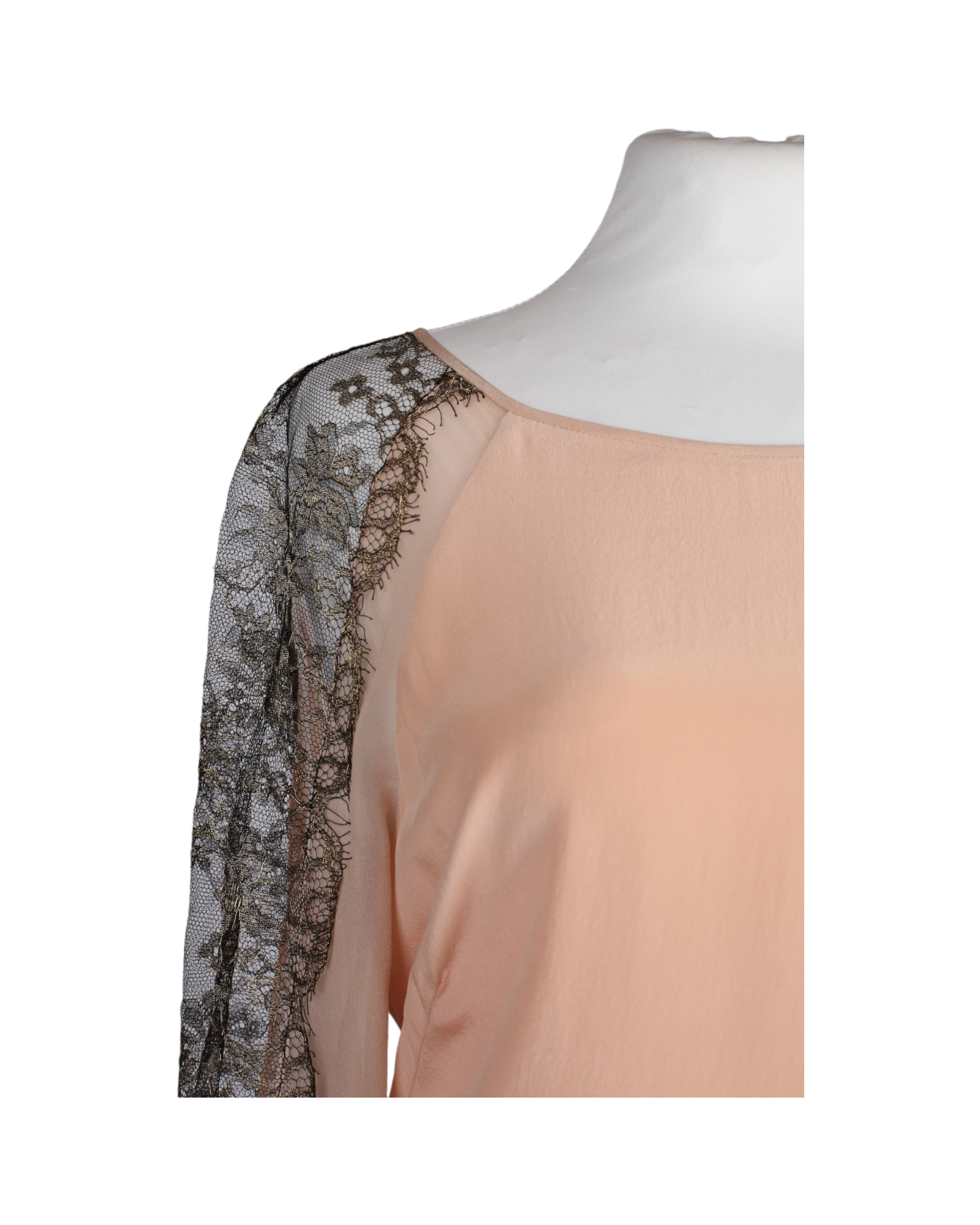 Tibi Long Blouse With Lace