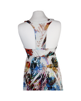 Spy Zone Exchange Tropical Print Knee Length Summer Dress