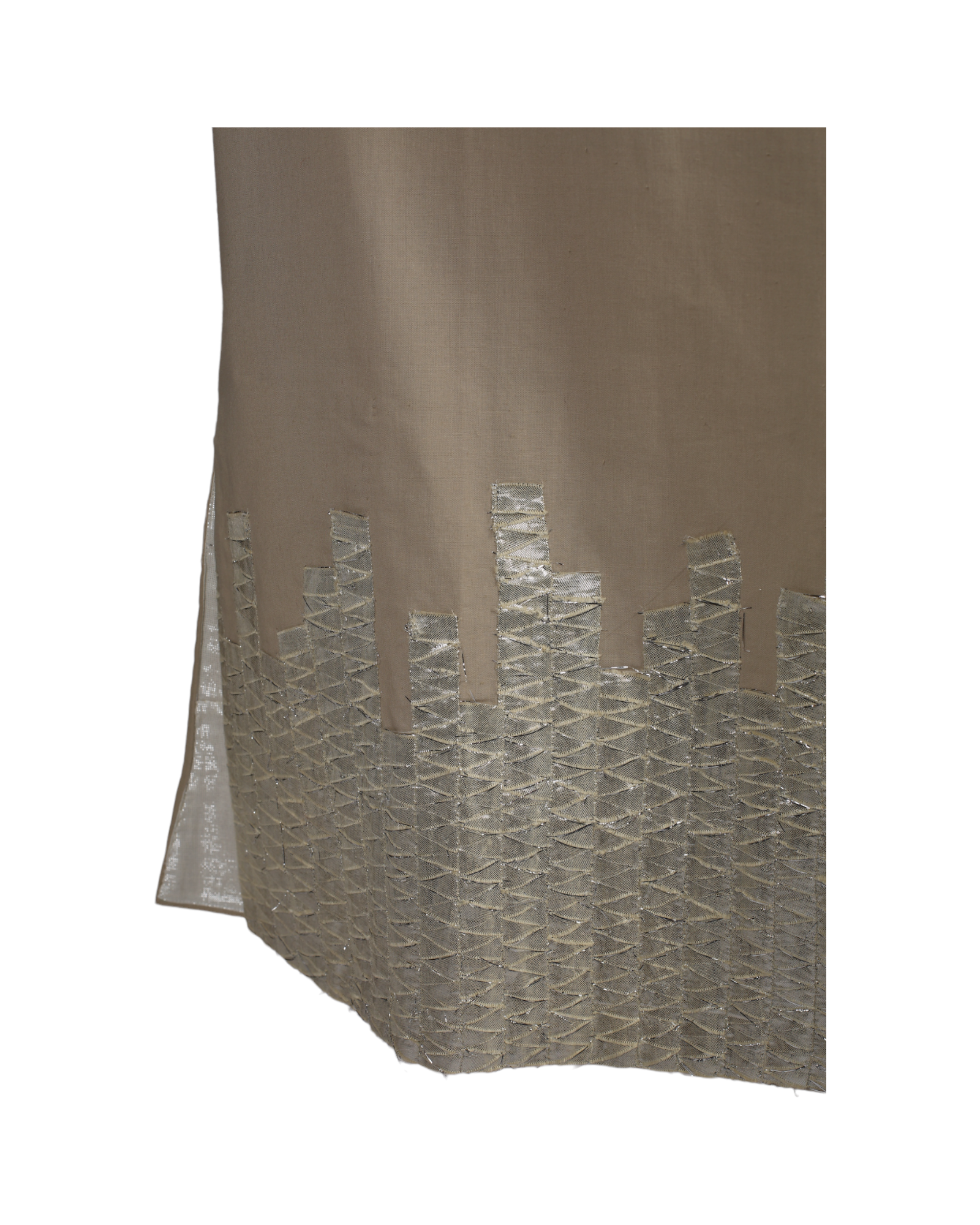 Midi Beige Long Sleeve Kaftan