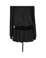 Andante Gray Midi Blouse