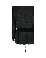 Andante Gray Midi Blouse