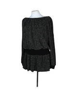 Andante Gray Midi Blouse