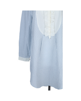 Sandro Ruffled Striped Blouse