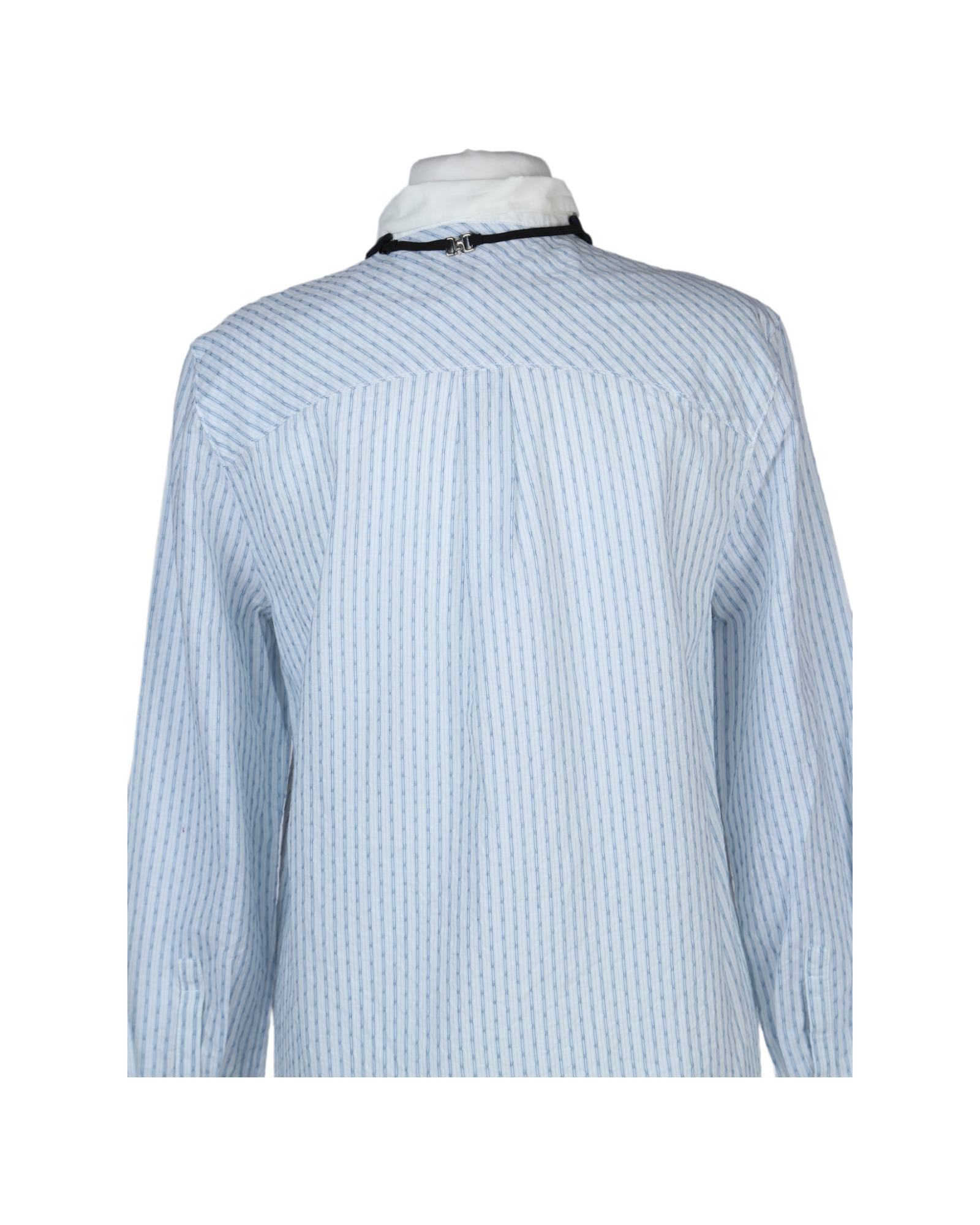 Sandro Ruffled Striped Blouse