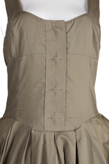All Saints Khaki Mini Summer Dress