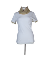 LUM Beige Embroidered T-Shirt