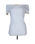 LUM Beige Embroidered T-Shirt