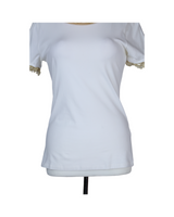 LUM Beige Embroidered T-Shirt