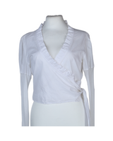 White Blouse With Ruffles