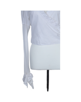 White Blouse With Ruffles