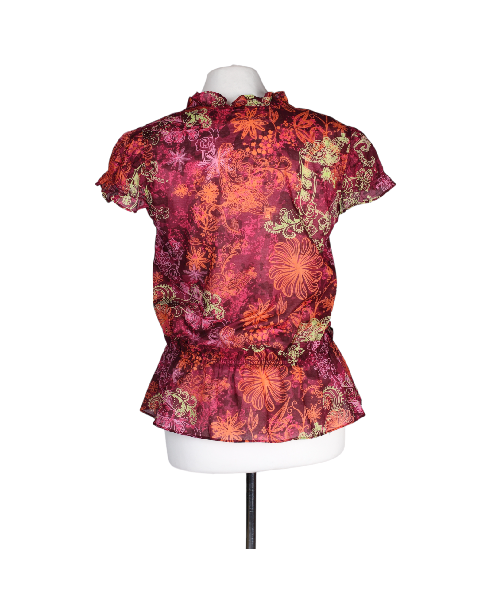 DKNY Half Sleeve Printed Top