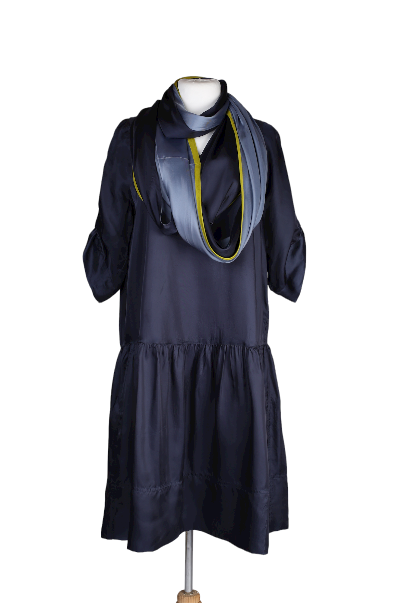DKNY Navy Silk Dress