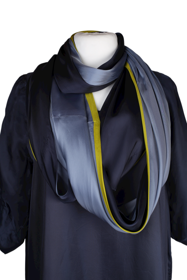 DKNY Navy Silk Dress