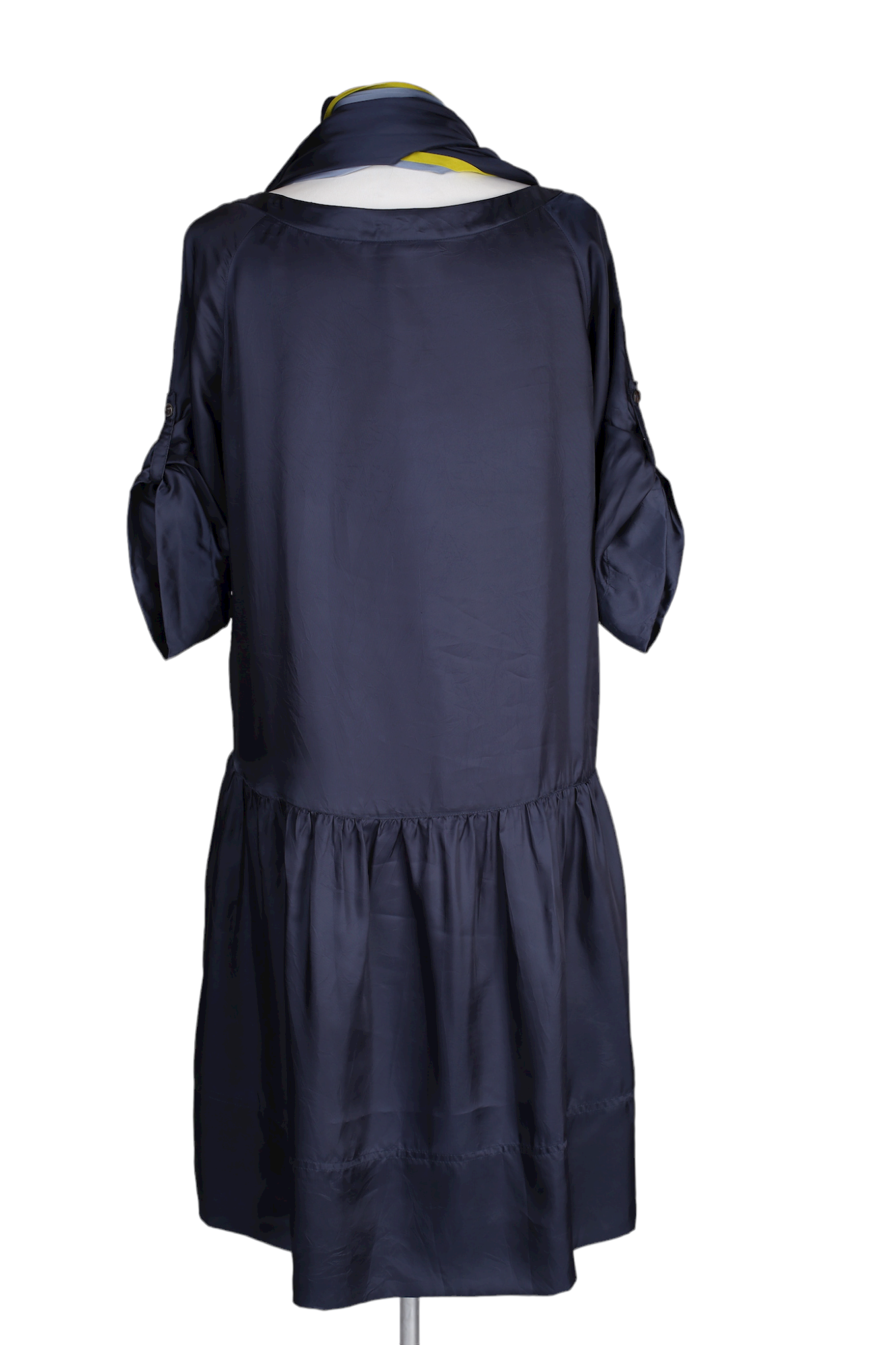 DKNY Navy Silk Dress