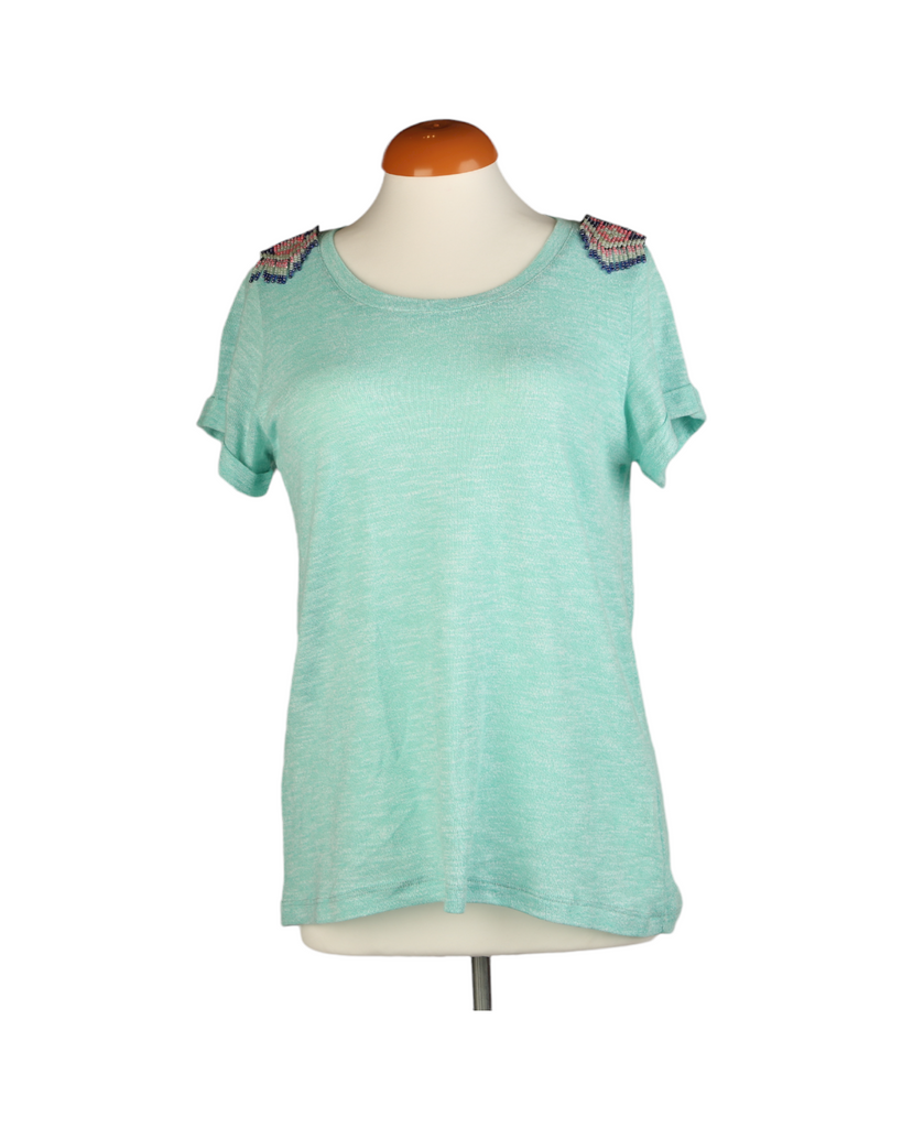 Gold and silver T-shirt