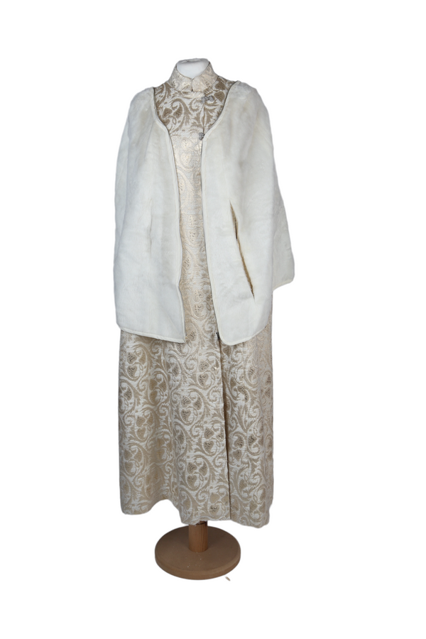 White & Gold Coat