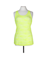 No Boundaries Neon Yellow Lace Tank