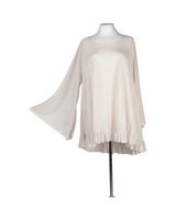 On Est Toutes De Princesses Long Sleeve Cream Top