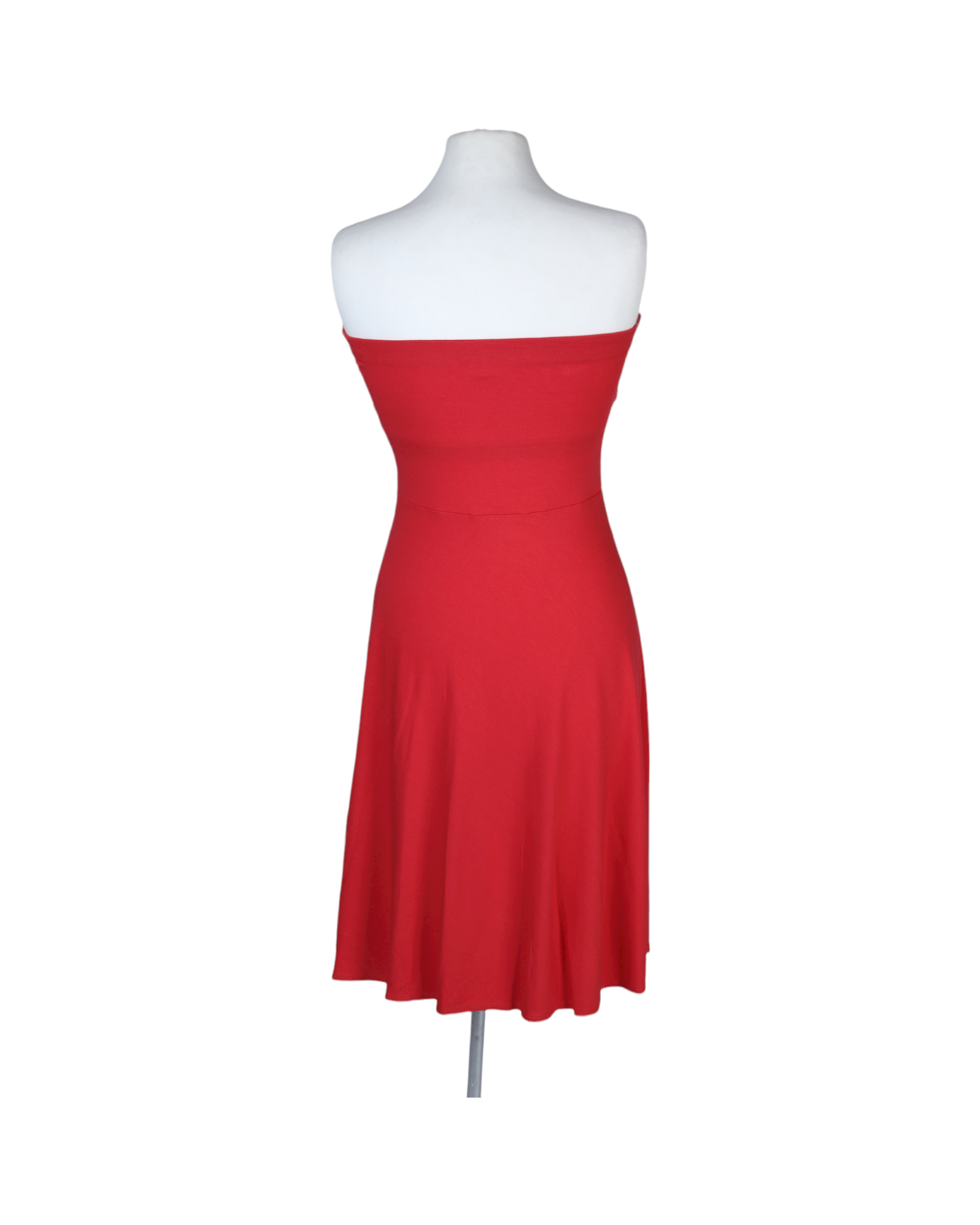 Ann Taylor Red Strapless Cocktail Dress