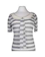 Jus d’Orange Half Sleeve Striped Top