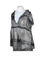 Knee Length Grey Summer Dress