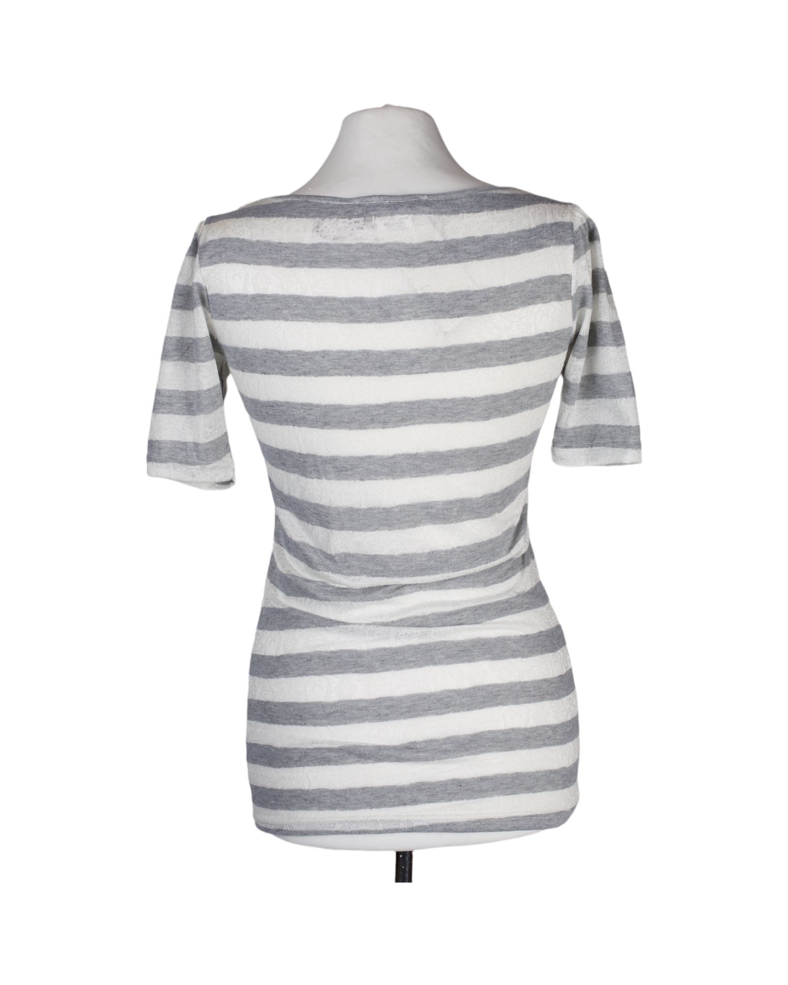Jus d’Orange Half Sleeve Striped Top