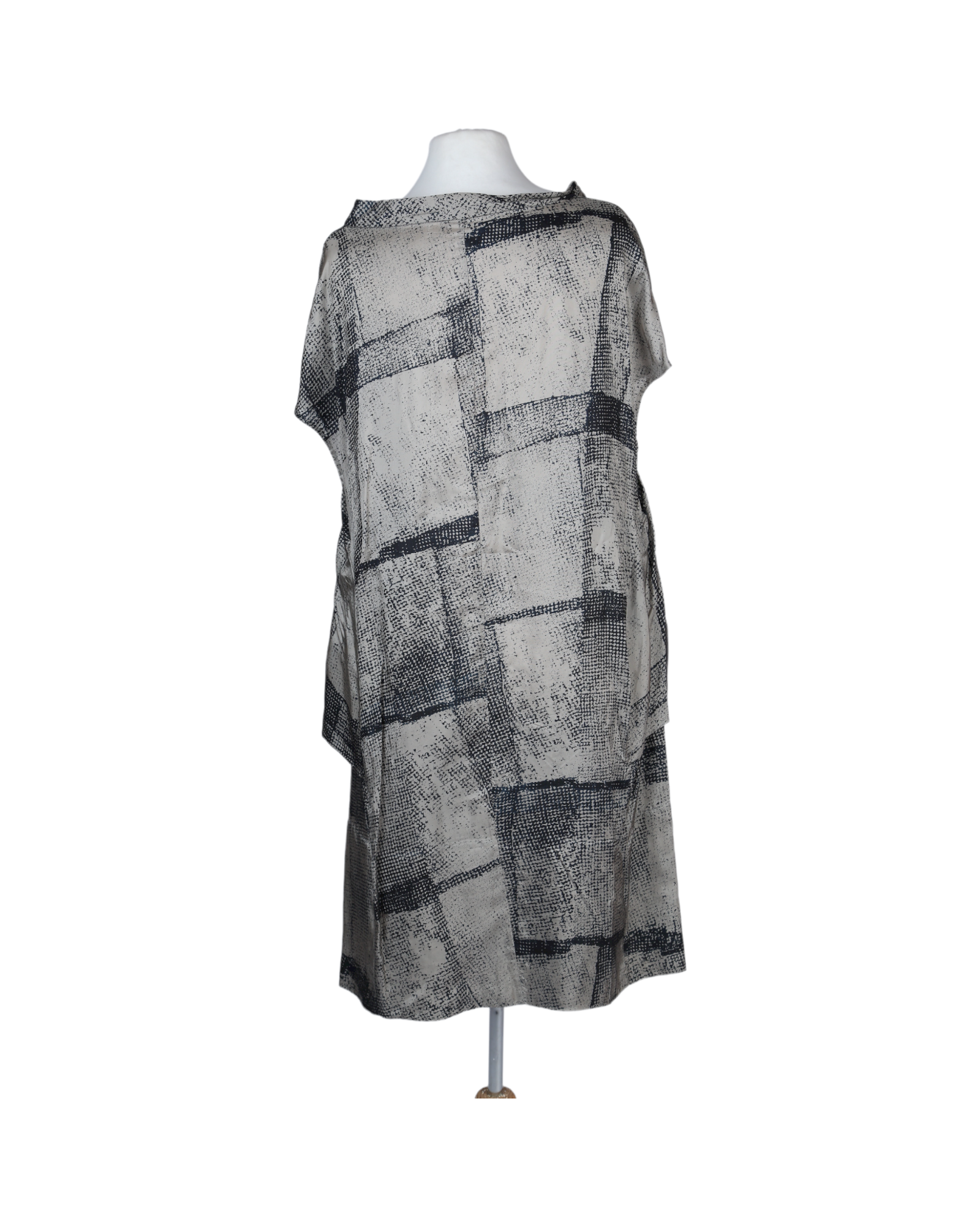 Knee Length Grey Summer Dress