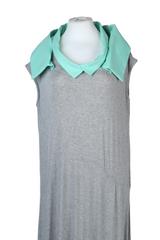 Bow Couture Gray Dress