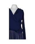 Long navy dress