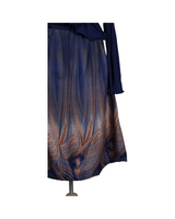 Long navy dress