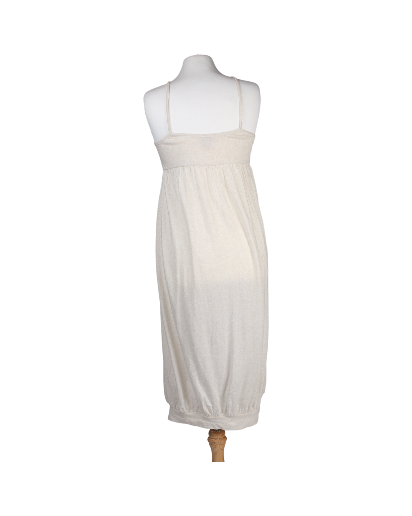 Bobi Cream Midi Summer Dress
