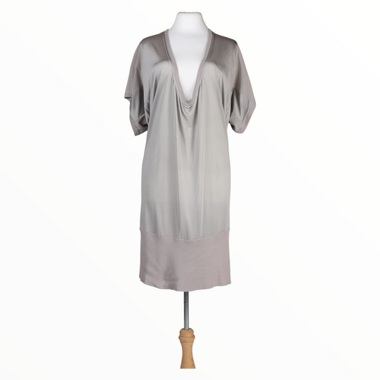 Patrizia Pepe Silver Midi Summer Dress