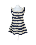 Beige Ruffled dress
